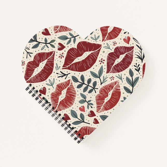 Kiss mark notebook (Front)