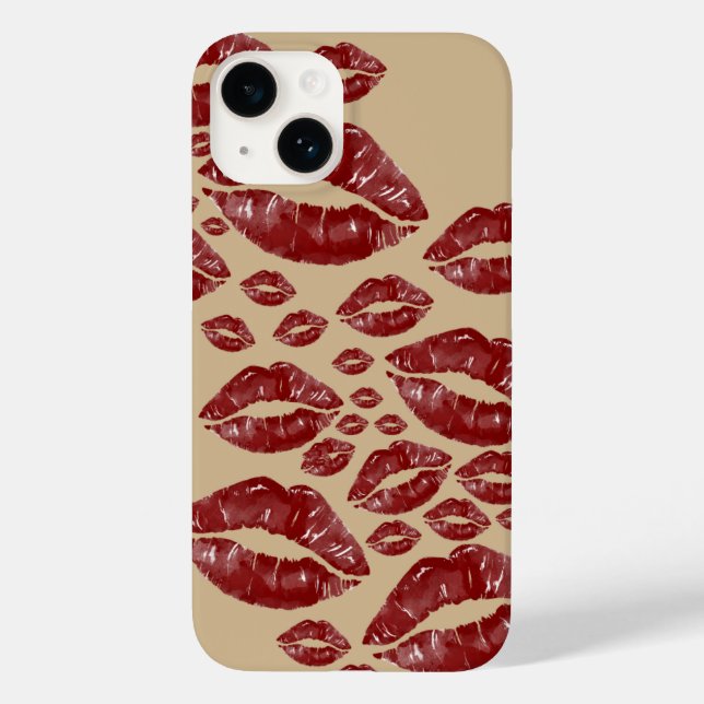 Kiss Marks  Case-Mate iPhone Case (Back)