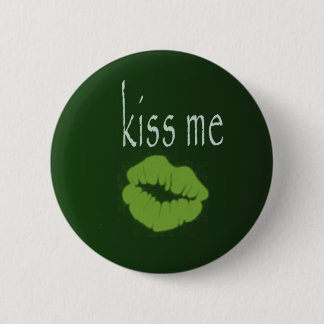 kiss me 2 inch round button