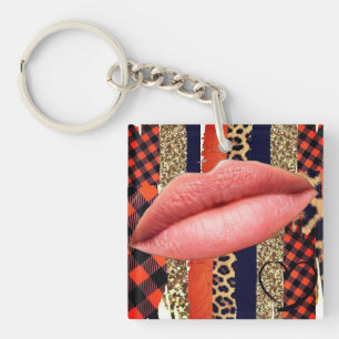 Kiss Me a Lot Keychain