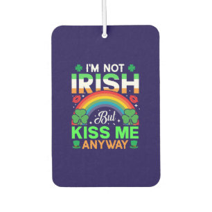 kiss me anyway irish humour design-63942 air freshener