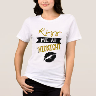 Kiss Me At Midnight New Year Tri-Blend Shirt