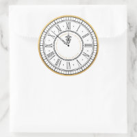 Kiss Me at Midnight New Years Clock