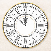 Kiss Me at Midnight New Years Clock