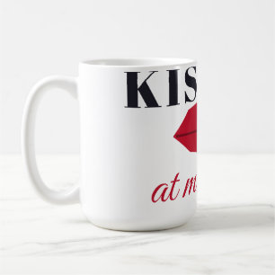 Kiss Me at Midnight New Years Eve Lips Flirty Mug