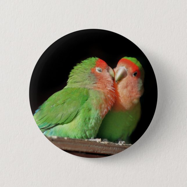 Kiss Me Badge 2 Inch Round Button (Front)