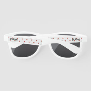 Kiss Me / Be Mine Hearts Valentines Jour Lunettes 