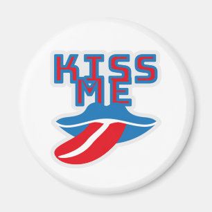 Kiss me / Besame Pixelat by Masanser Magnet
