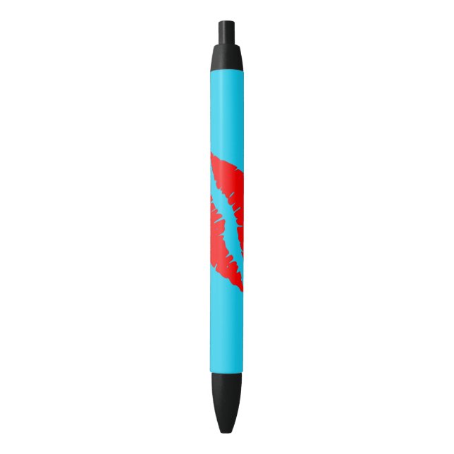 Kiss Me Blue Ink Pen (Front Vertical)