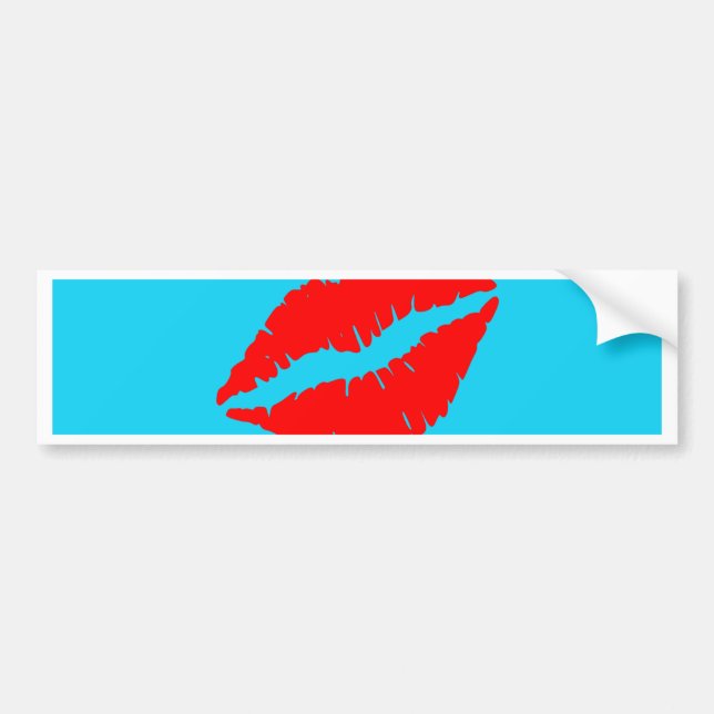 Kiss Me Bumper Sticker (Front)
