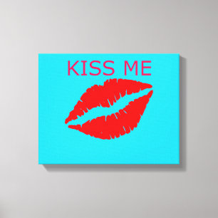 Kiss Me Canvas Print