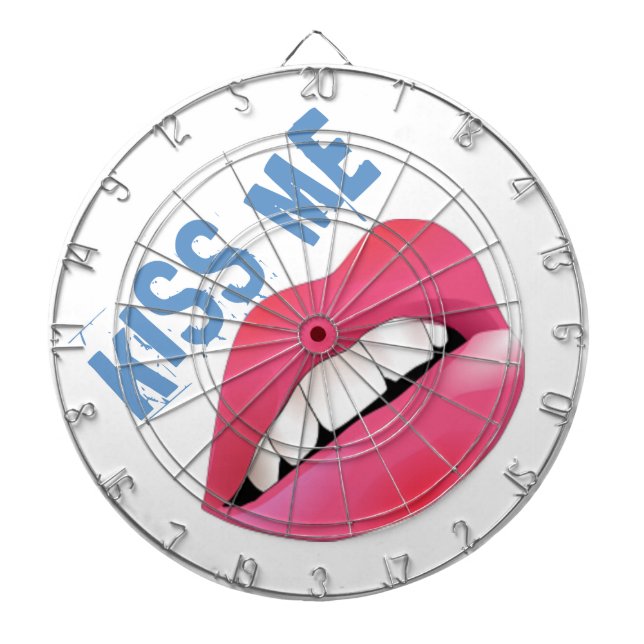 KISS ME DARTBOARD (Front)