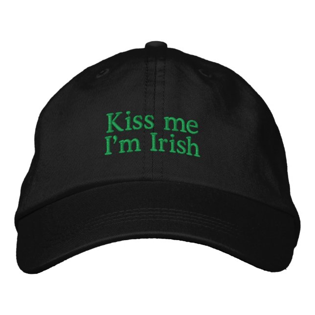 Kiss me embroidered hat (Front)