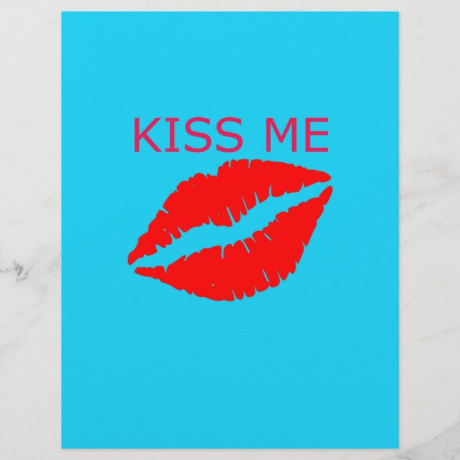 Kiss Me Flyer (Front)