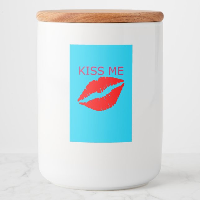 Kiss Me Food Label (Front)