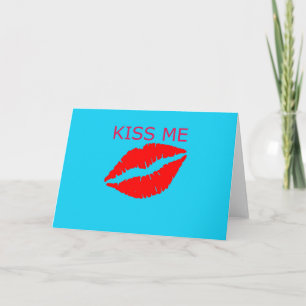 Kiss Me Holiday Card