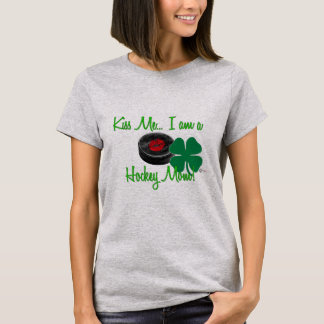 Kiss Me, I am A Hockey Mom St. Patrick's Day Shirt