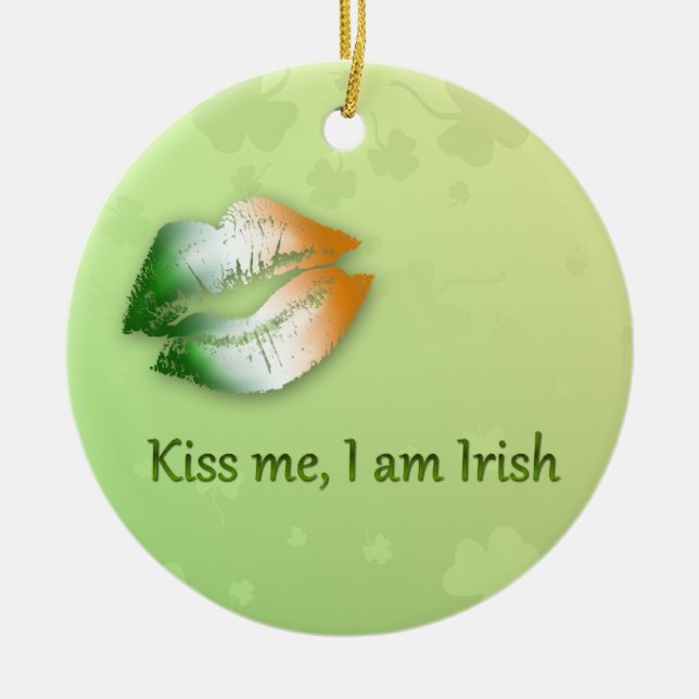 Kiss Me I am Irish - Ornement (Devant)