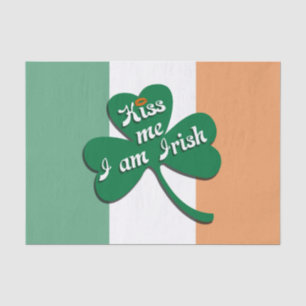 Kiss me I am Irish Tissue Paper