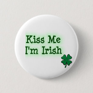 Kiss Me I'm Irish 2 Inch Round Button