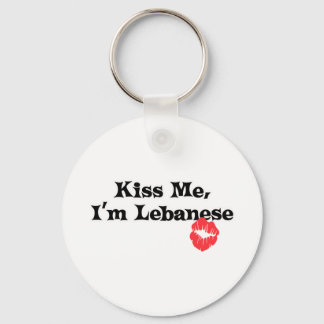 Kiss Me I'm Lebanese Keychain