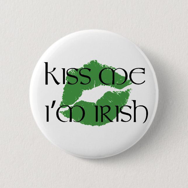 Kiss Me I’m Irish Button (Front)
