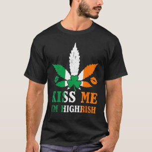 Kiss Me I M Irish Shamrock Funny Irish St Patricks T-Shirt