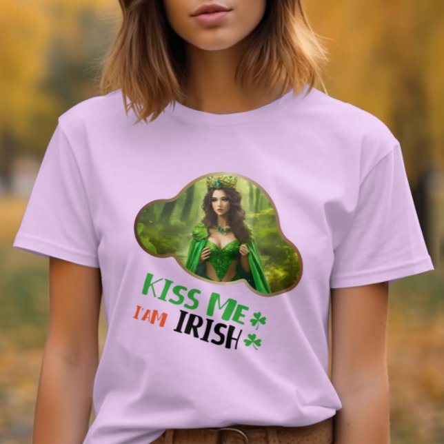 Kiss Me, I'am Irish - Cloverleaf Carnival T-Shirt (Creator Uploaded)