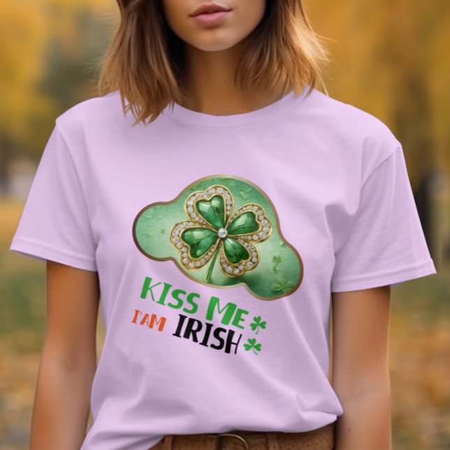 Kiss Me, I'am Irish - Irish Blessings T-Shirt (Creator Uploaded)