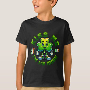 Kiss Me Im 18 Irish St Patricks Day Happy Clover S T-Shirt