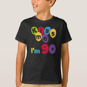 Kiss Me I'm 90 Birthday T-shirts and Gifts