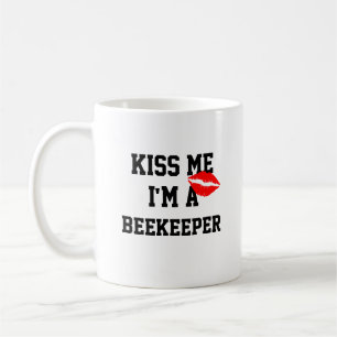 Kiss Me Im A Beekeeper Mug