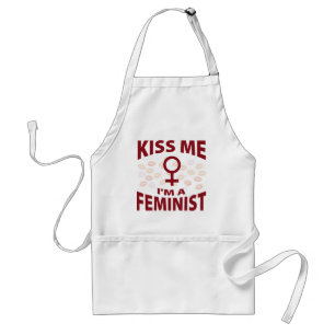 Kiss Me I'm A Feminist Standard Apron