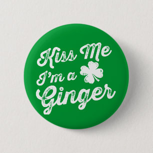 Kiss Me I'm A Ginger! 2 Inch Round Button