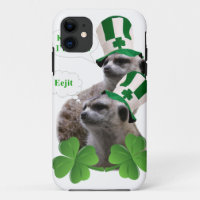 Kiss me I'm a Irish meerkat design