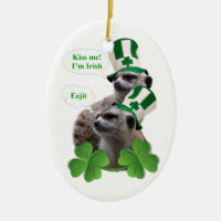 Kiss me I'm a Irish meerkat design