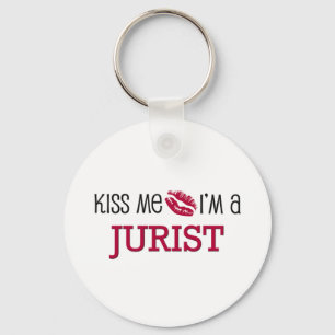 Kiss Me I'm a JURIST Keychain