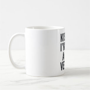 Kiss Me Im a Veteran Shamrock Vintage Shirt Design Coffee Mug