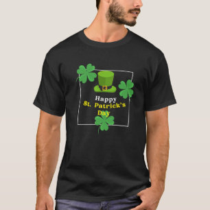 Kiss Me I'm Black Irish St Patrick's Day Shamrock T-Shirt