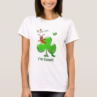 Kiss Me I'm Cajun Crawfish St Patrick's Day