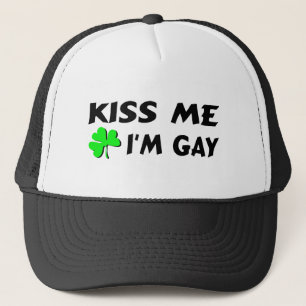 Kiss Me Im Gay Trucker Hat