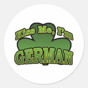 Kiss Me I'm German Sticker