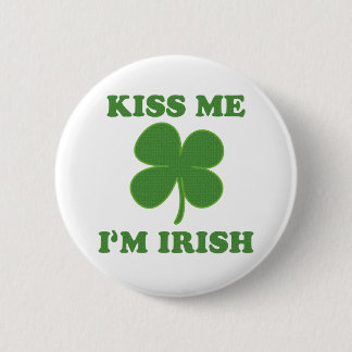 Kiss me i'm Irish 2 Inch Round Button