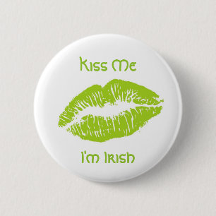 Kiss Me I'm Irish 2 Inch Round Button