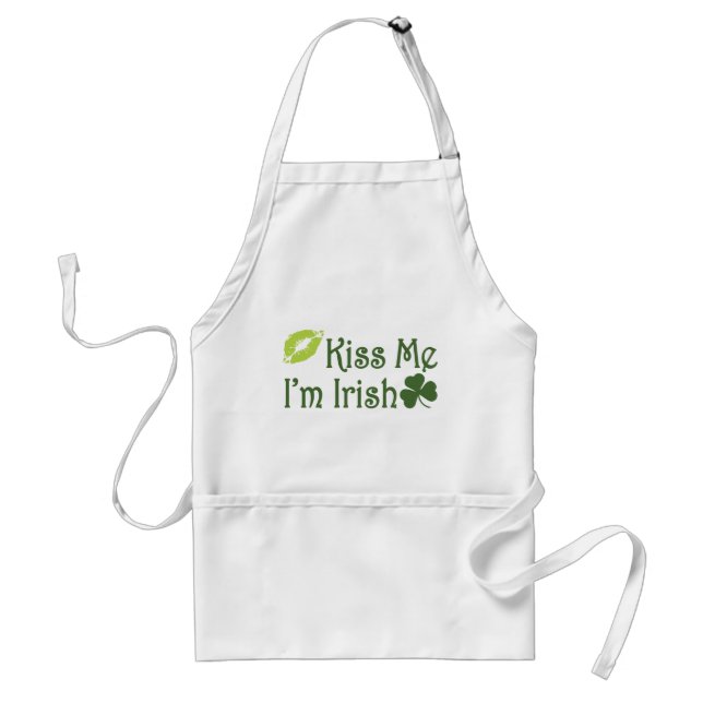 Kiss Me I'm Irish Apron (Front)