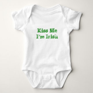 Kiss Me I'm Irish Baby Bodysuit