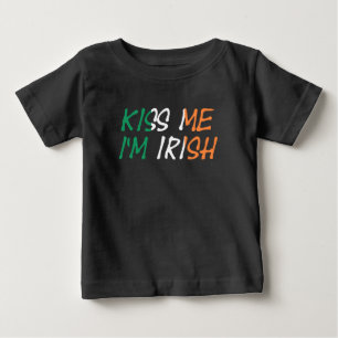Kiss Me I'm Irish Baby cn T-Shirt