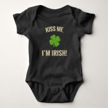 Kiss Me, I'm Irish Baby Shirt