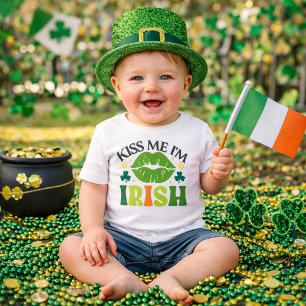 Kiss Me I'm Irish Baby T-Shirt