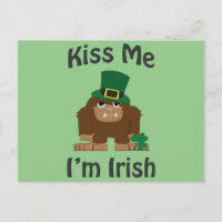 Kiss Me I'm Irish bigfoot